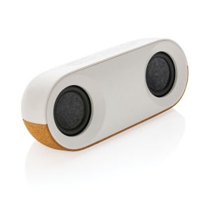Enceinte 10W en plastique recyclé RCS et liège Oregon 3