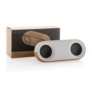 Enceinte 10W en plastique recyclé RCS et liège Oregon 12