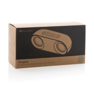 Enceinte 10W en plastique recyclé RCS et liège Oregon 13
