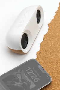 Enceinte 10W en plastique recyclé RCS et liège Oregon 11