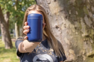 Mug isotherme en acier inoxydable recyclé certifié RCS Brew 22