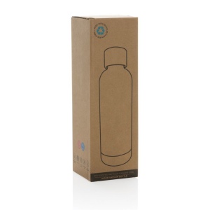 Bouteille iso en acier inoxydable recyclé certifiée RCS Wood 15