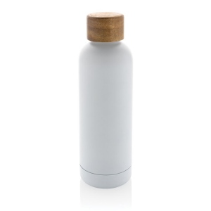 Bouteille iso en acier inoxydable recyclé certifiée RCS Wood 10