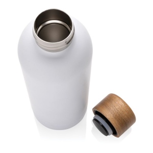 Bouteille iso en acier inoxydable recyclé certifiée RCS Wood 12