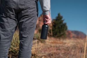 Bouteille pour boisson gazeuse en acier recyclé RCS 12