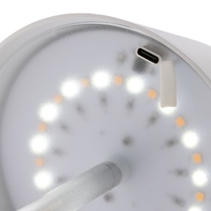 Lampe de table plastique RCS rechargeable par USB Pure Glow 4