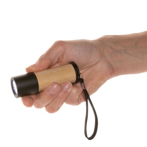 Lampe torche en bambou et plastique recyclé RCS 4