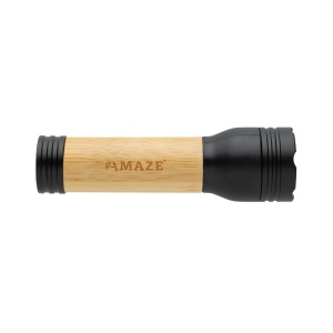 Lampe 1W en plastique recyclé RCS et bambou Lucid 7