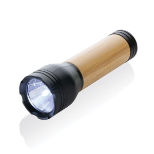 Lampe 3W en plastique recyclé RCS et bambou Lucid 3