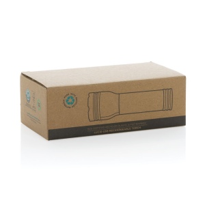 Lampe 3W en plastique recyclé RCS et bambou Lucid 11