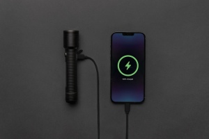 Lampe torche 10W rechargeable par USB en alu RCS Gear X 7