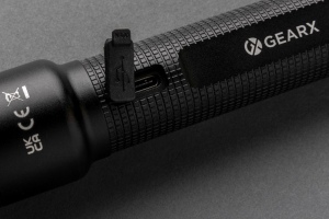 Lampe torche 10W rechargeable par USB en alu RCS Gear X 10