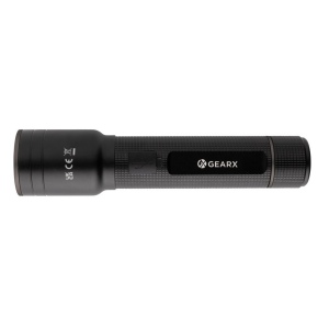 Torche robuste rechargeable par USB en aluminium recyclé RCS 4