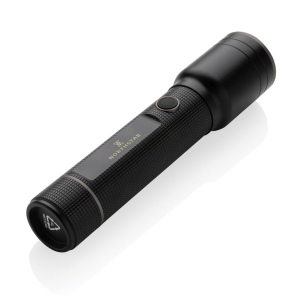 Torche robuste rechargeable par USB en aluminium recyclé RCS 6
