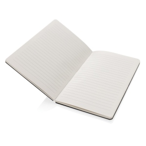 Cahier A5 en feutre recyclé certifié GRS Phrase 17
