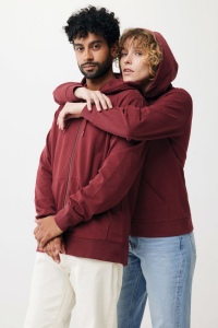 Sweat à capuche avec zip en coton recyclé IQONIQ Abisko 112