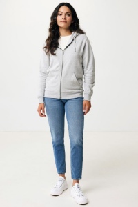 Sweat à capuche avec zip en coton recyclé IQONIQ Abisko 132