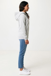Sweat à capuche avec zip en coton recyclé IQONIQ Abisko 133