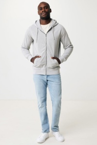 Sweat à capuche avec zip en coton recyclé IQONIQ Abisko 135