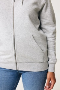 Sweat à capuche avec zip en coton recyclé IQONIQ Abisko 140
