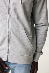 Sweat à capuche avec zip en coton recyclé IQONIQ Abisko 142