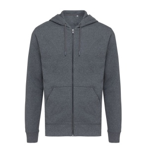 Sweat à capuche avec zip en coton recyclé IQONIQ Abisko 154