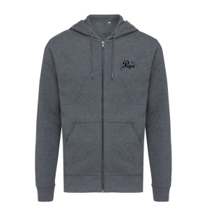 Sweat à capuche avec zip en coton recyclé IQONIQ Abisko 157