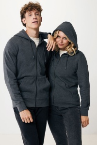Sweat à capuche avec zip en coton recyclé IQONIQ Abisko 158