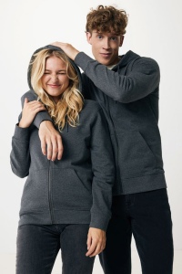 Sweat à capuche avec zip en coton recyclé IQONIQ Abisko 159