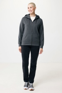 Sweat à capuche avec zip en coton recyclé IQONIQ Abisko 161