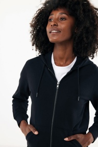 Sweat à capuche avec zip en coton recyclé IQONIQ Abisko 27