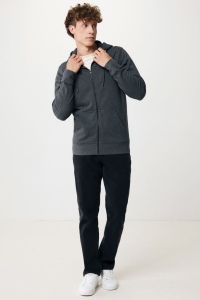 Sweat à capuche avec zip en coton recyclé IQONIQ Abisko 164