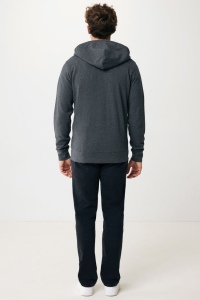 Sweat à capuche avec zip en coton recyclé IQONIQ Abisko 167