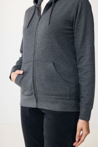 Sweat à capuche avec zip en coton recyclé IQONIQ Abisko 169