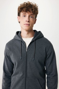 Sweat à capuche avec zip en coton recyclé IQONIQ Abisko 170