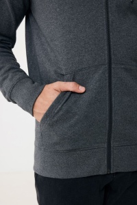 Sweat à capuche avec zip en coton recyclé IQONIQ Abisko 171