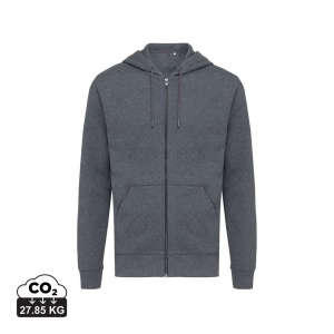 Sweat à capuche avec zip en coton recyclé IQONIQ Abisko 173