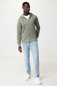 Sweat à capuche avec zip en coton recyclé IQONIQ Abisko 187