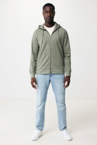 Sweat à capuche avec zip en coton recyclé IQONIQ Abisko 188