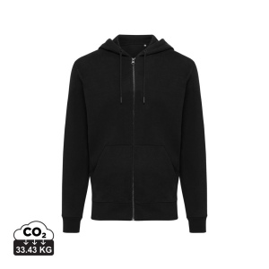 Sweat à capuche avec zip en coton recyclé IQONIQ Abisko 30