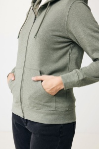 Sweat à capuche avec zip en coton recyclé IQONIQ Abisko 192
