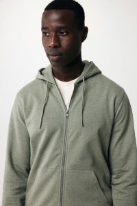 Sweat à capuche avec zip en coton recyclé IQONIQ Abisko 193