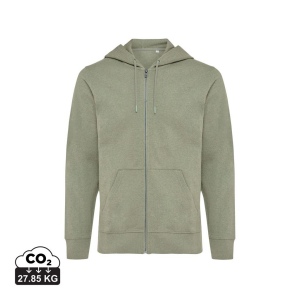 Sweat à capuche avec zip en coton recyclé IQONIQ Abisko 202