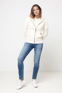 Sweat à capuche avec zip en coton recyclé IQONIQ Abisko 212