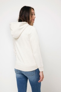 Sweat à capuche avec zip en coton recyclé IQONIQ Abisko 214