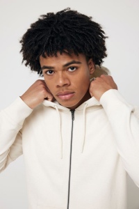 Sweat à capuche avec zip en coton recyclé IQONIQ Abisko 217