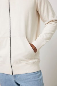 Sweat à capuche avec zip en coton recyclé IQONIQ Abisko 218
