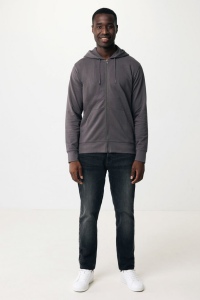 Sweat à capuche avec zip en coton recyclé IQONIQ Abisko 232