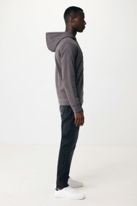 Sweat à capuche avec zip en coton recyclé IQONIQ Abisko 233