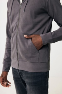 Sweat à capuche avec zip en coton recyclé IQONIQ Abisko 236